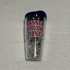 Disney Cruise Line Tumbler with Blue Lid